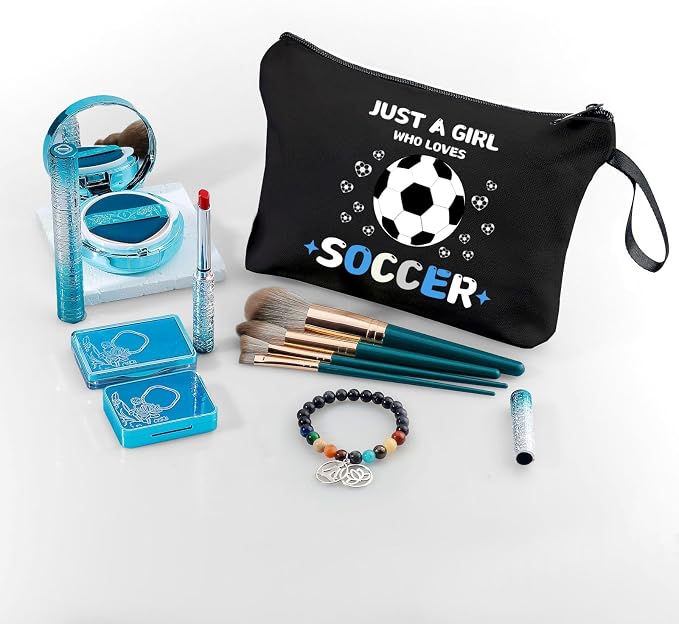 Soccer Cosmetic Makeup Bag, Soccer Gifts - Image 5