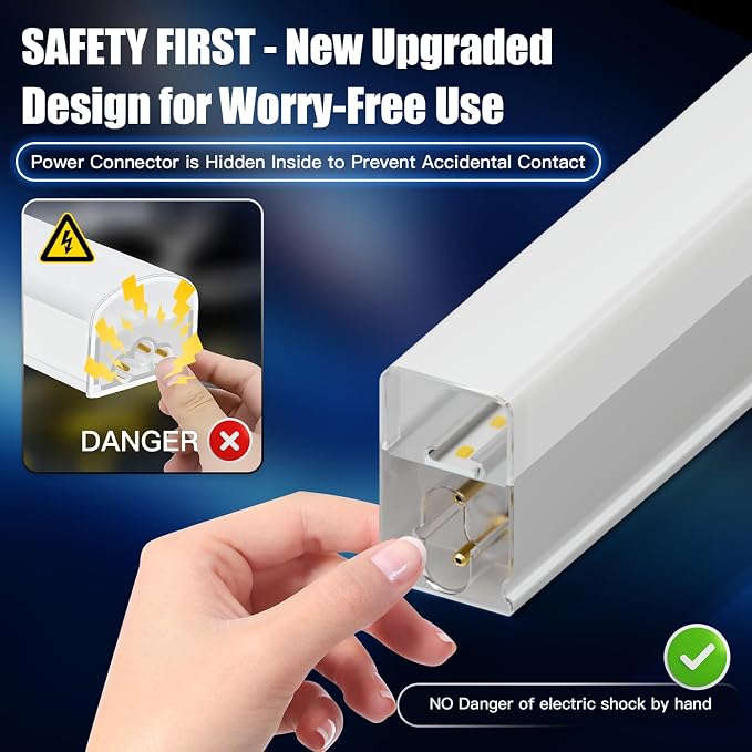 JTT Hexagon Garage Lights, 736W 73600LM LED Garage Hexagon Lights, 6500K Super - Image 7