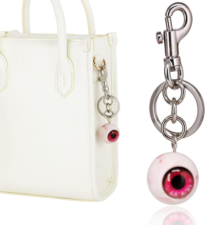 Cherry Bag Charm for Handbag, Big-Apple Strawberry Fruit Bag Charm Cherry Car - Image 2