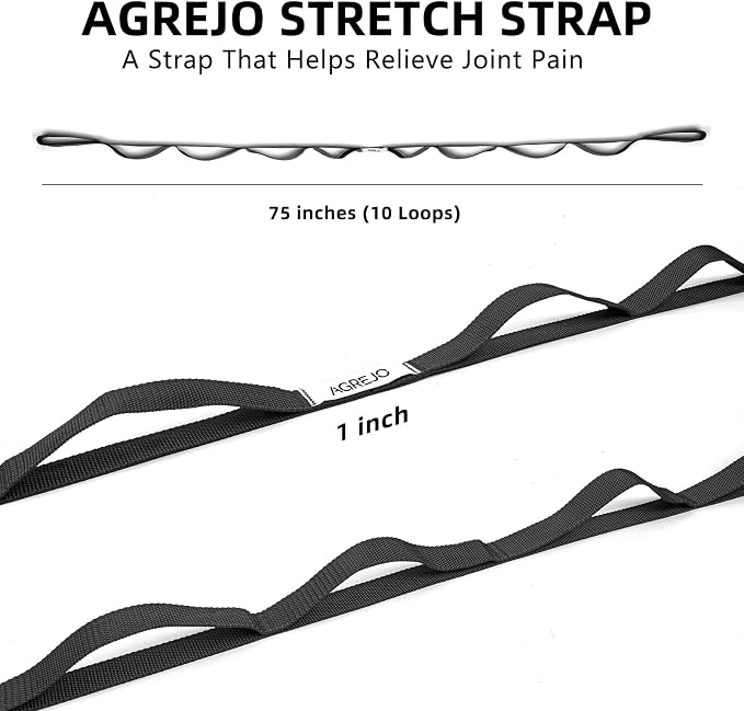Stretching Strap Yoga Strap Physical Therapy - Image 3