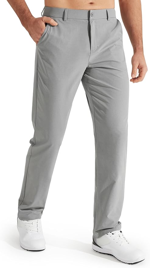 Libin Mens Golf Pants Stretch Work Dress Pants 30"/32"/34" Quick Dry by Libin