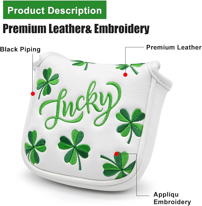 Golf Headcovers Live Lucky Golf Driver Covers Advanced Embroidery Fairway Wood - Image 6