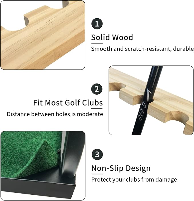 Crestgolf Golf Club Organizers Golf Club Display Golf Putter Rack - Image 3