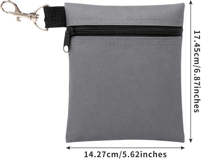 BuyAgain Golf Tee Pouch, 5.62 X 6.87 Inch Professional Zipper Golf Tee/Ball - Image 2