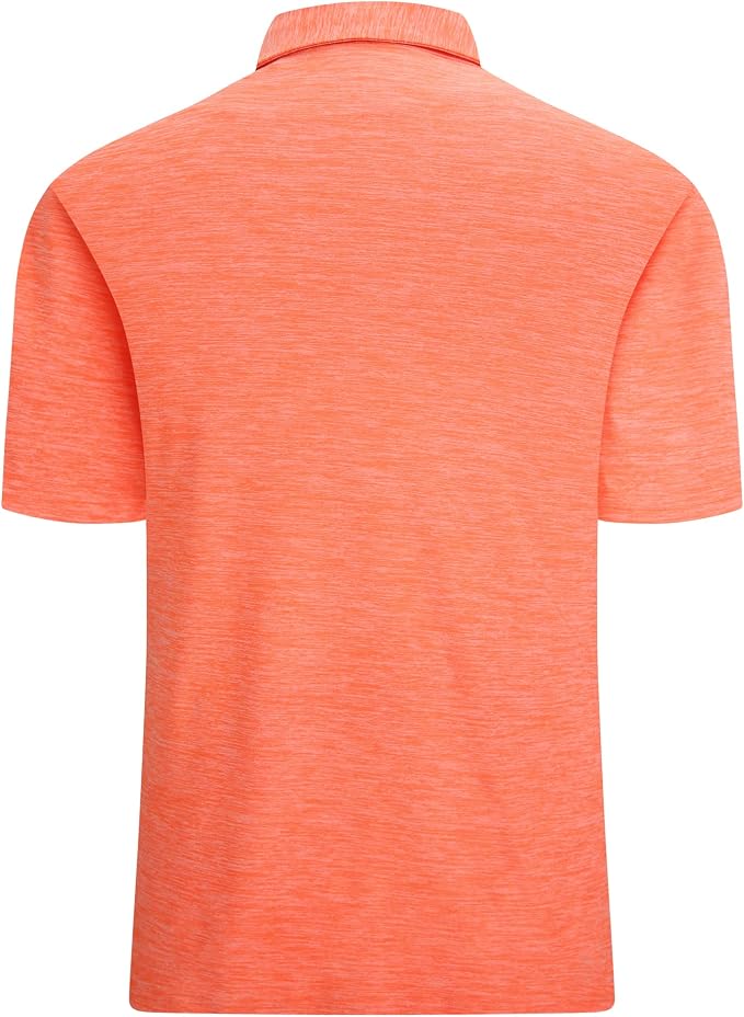 Alex Vando Mens Golf Shirt Moisture Wicking Quick-Dry Short Sleeve Casual Polo - Image 2