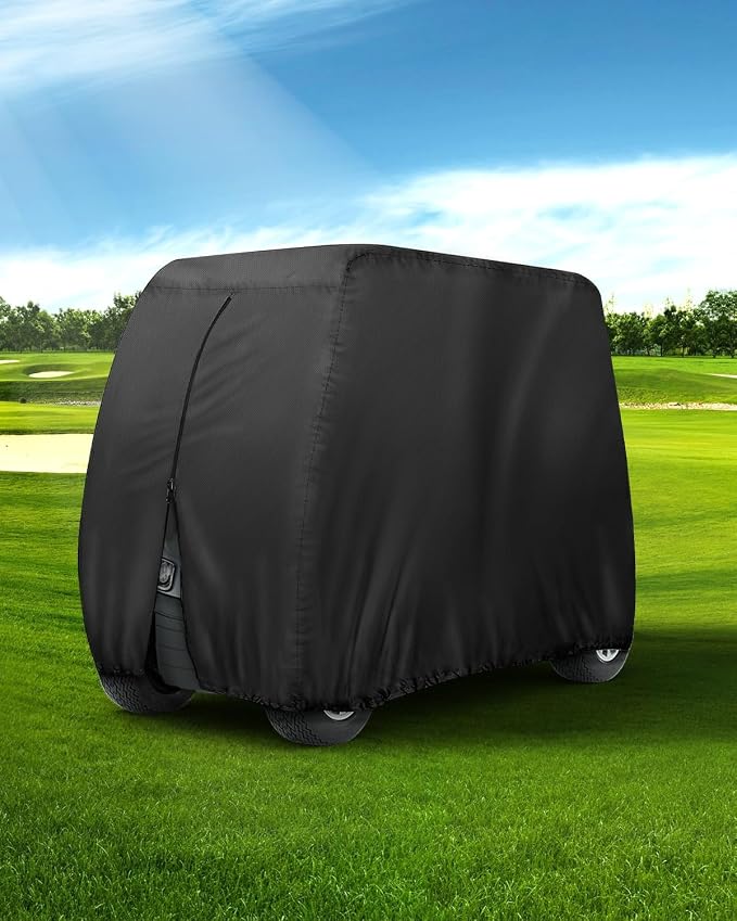 Golf Cart Cover 6 Passenger Heavy Duty, 420D Waterproof Golf Cart Covers - Image 7