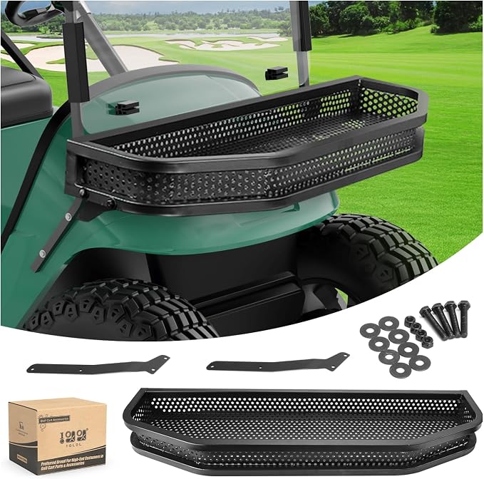 10L0L Golf Cart Front Clay Utility Cargo Basket by 10L0L