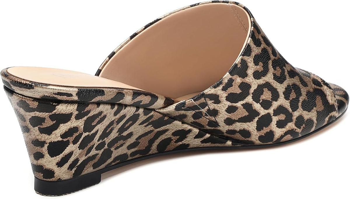 Wedge Sandals for Women Open Toe Wedge Heels Womens Matte High Heel Sandal - Image 5