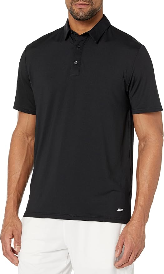 Amazon Essentials mens Slim-Fit Quick Dry Tech Stretch Lightweight Golf Polo by AmazonEssentials