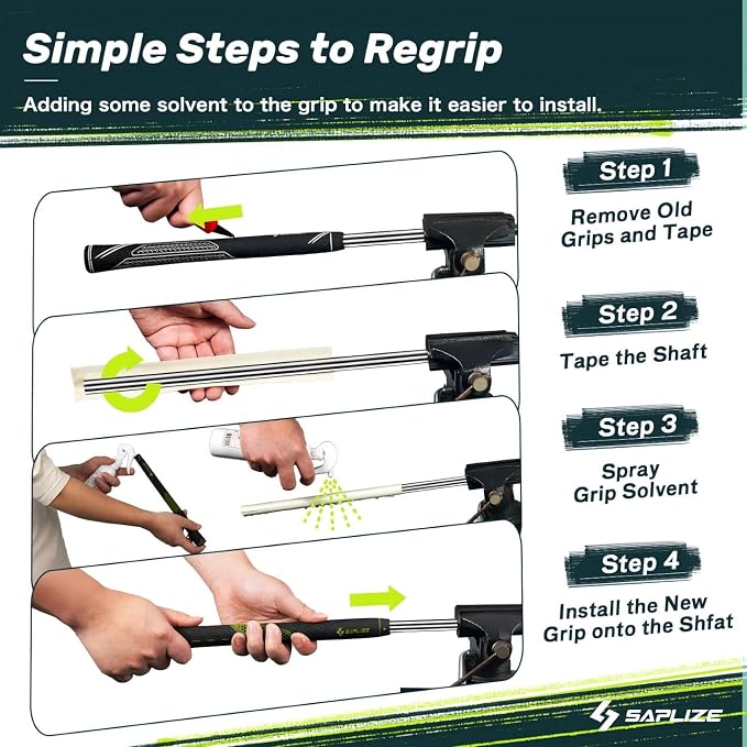 SAPLIZE Golf Grips Set of 13, Bundle - Image 7