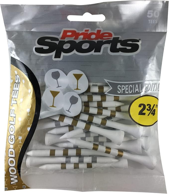 PrideSports Wine & Martini Specialty Wood Golf Tees - Image 2