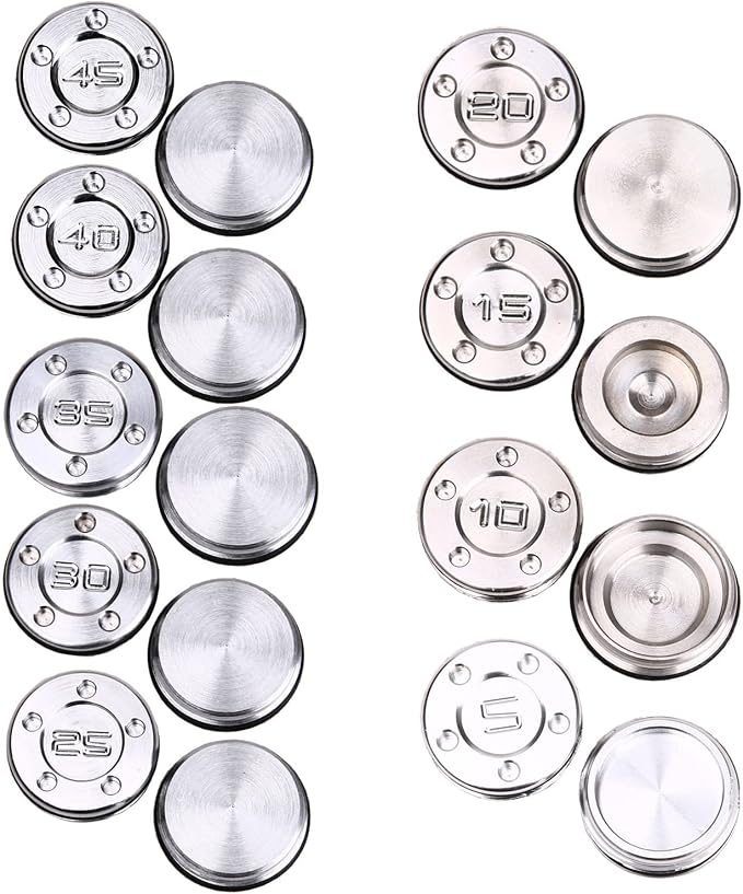 NA 2pcs Silver Number Golf Custom Weights - Image 5