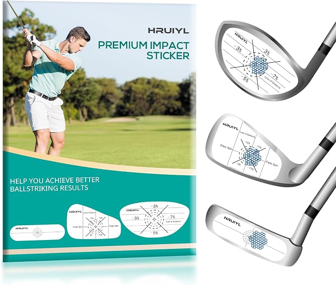 Golf Impact Tape, Golf Impact Stickers, Golf Stickers, Mpact Tape by HRUIYL
