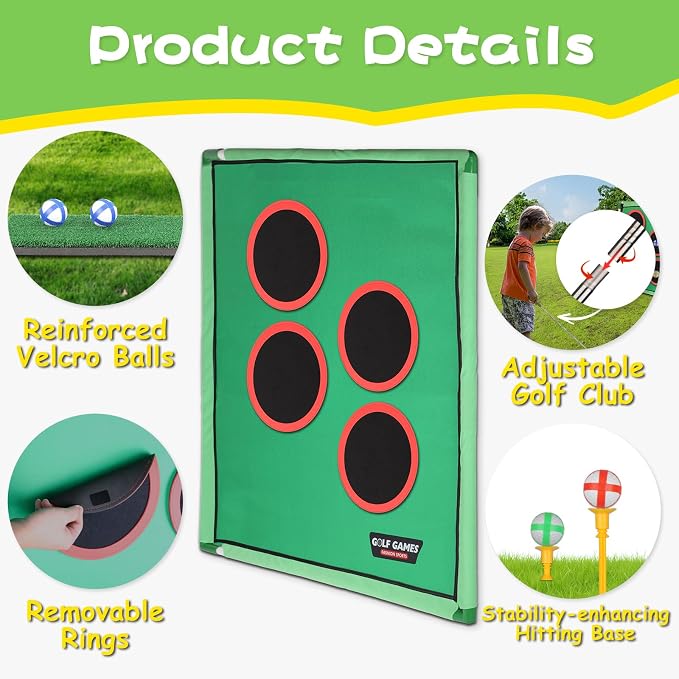 Golf Chipping Game for Outdoor Indoor: Backyard Golf Games for Kids & Adults - Image 4