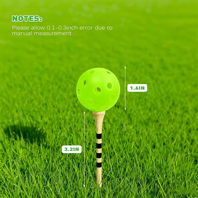 26 Pack Practice Golf Balls, 41mm Hollow Airflow Plastic Golf Balls - Image 2