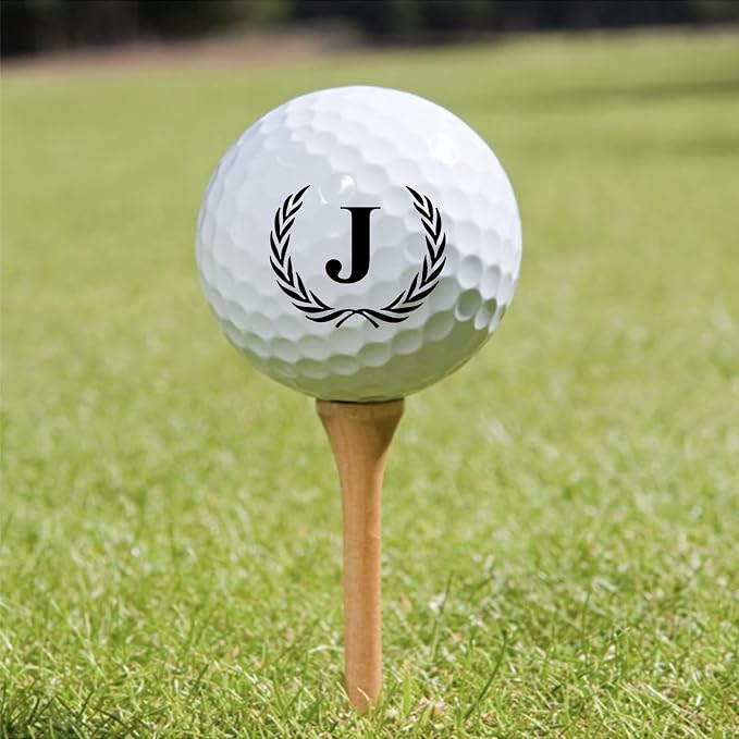 Golf Gifts for Men, Unique Initial on Personalized Golf Balls - Image 2