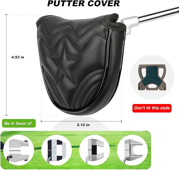 4pcs or 1pc Golf Club Head Covers - Image 3
