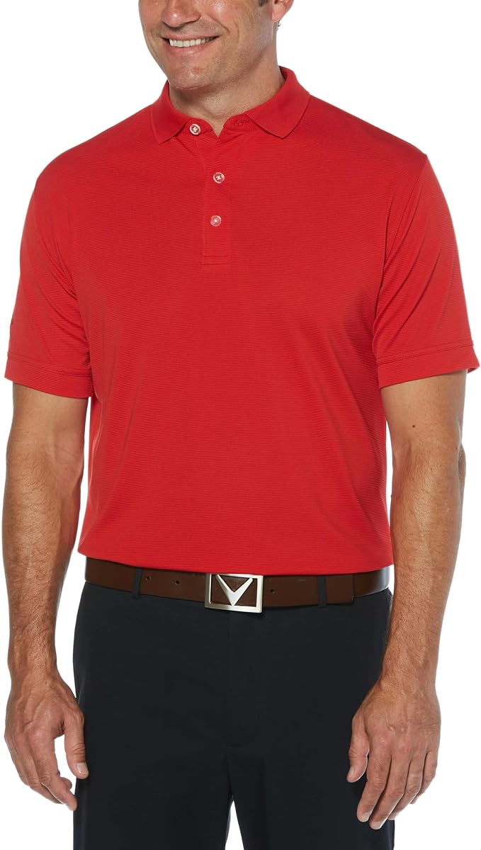 Callaway Mens Short Sleeve Ottoman Performance Golf Polo by Callaway