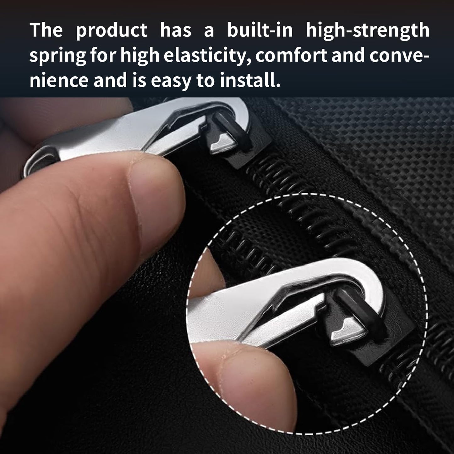 12Pcs Zipper Pull, Metal Zipper Pull Replacement, Detachable Zippers Pull Tabs, Metal Zippers Handle Mend Fixer Tab Repair, for Luggage Suitcase Backpacks Jacket