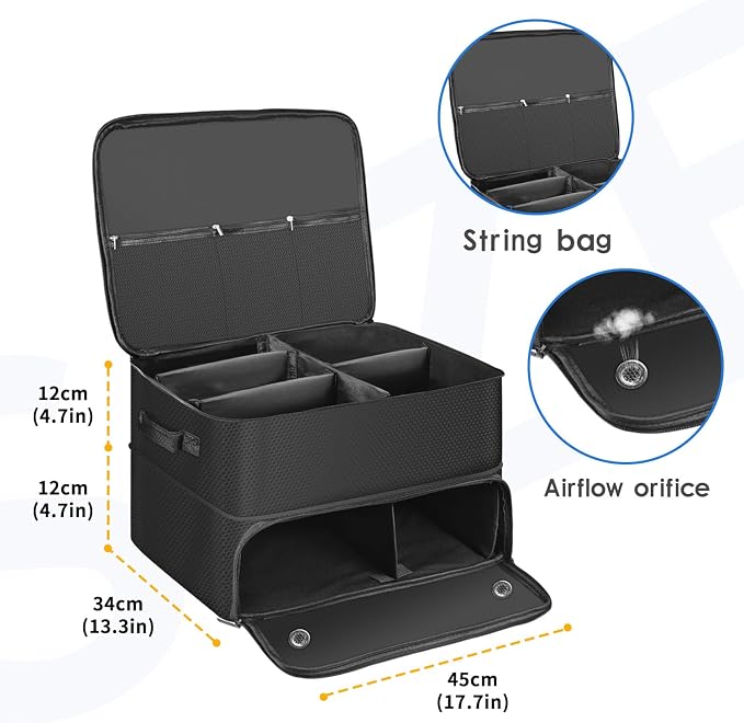 Golf Trunk Organizer for Car, Foldable Golf Storage Box - Image 3