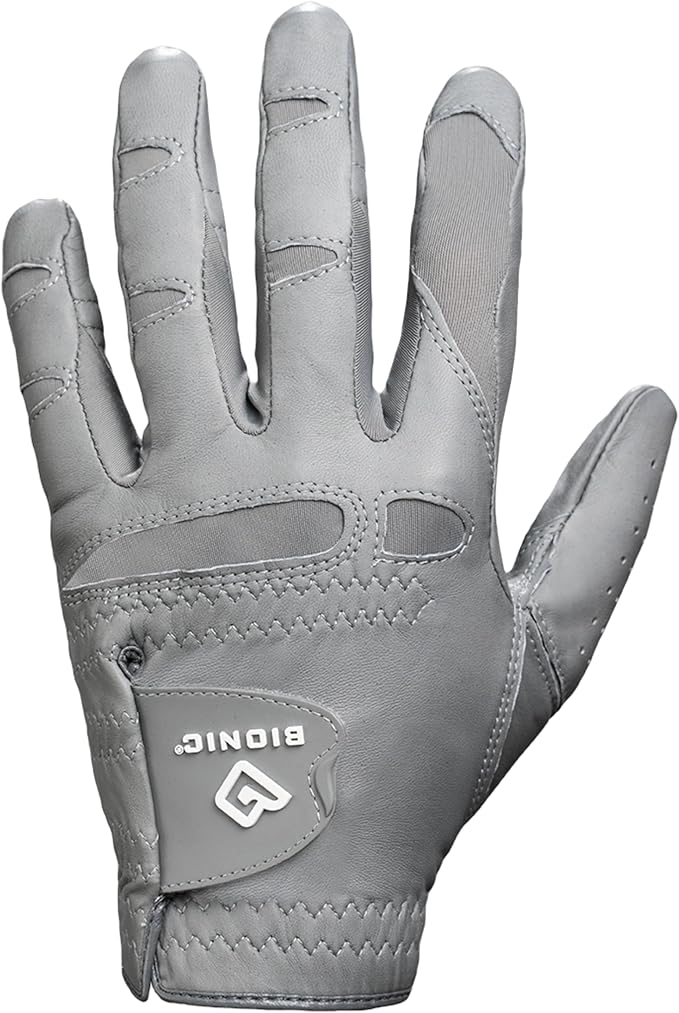 Bionic Men's StableGrip 2.0 Grey Golf Glove by BionicGloves