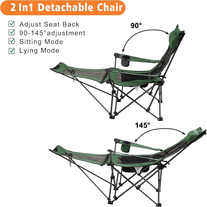 LEADALLWAY Camping Folding Chair - Image 6