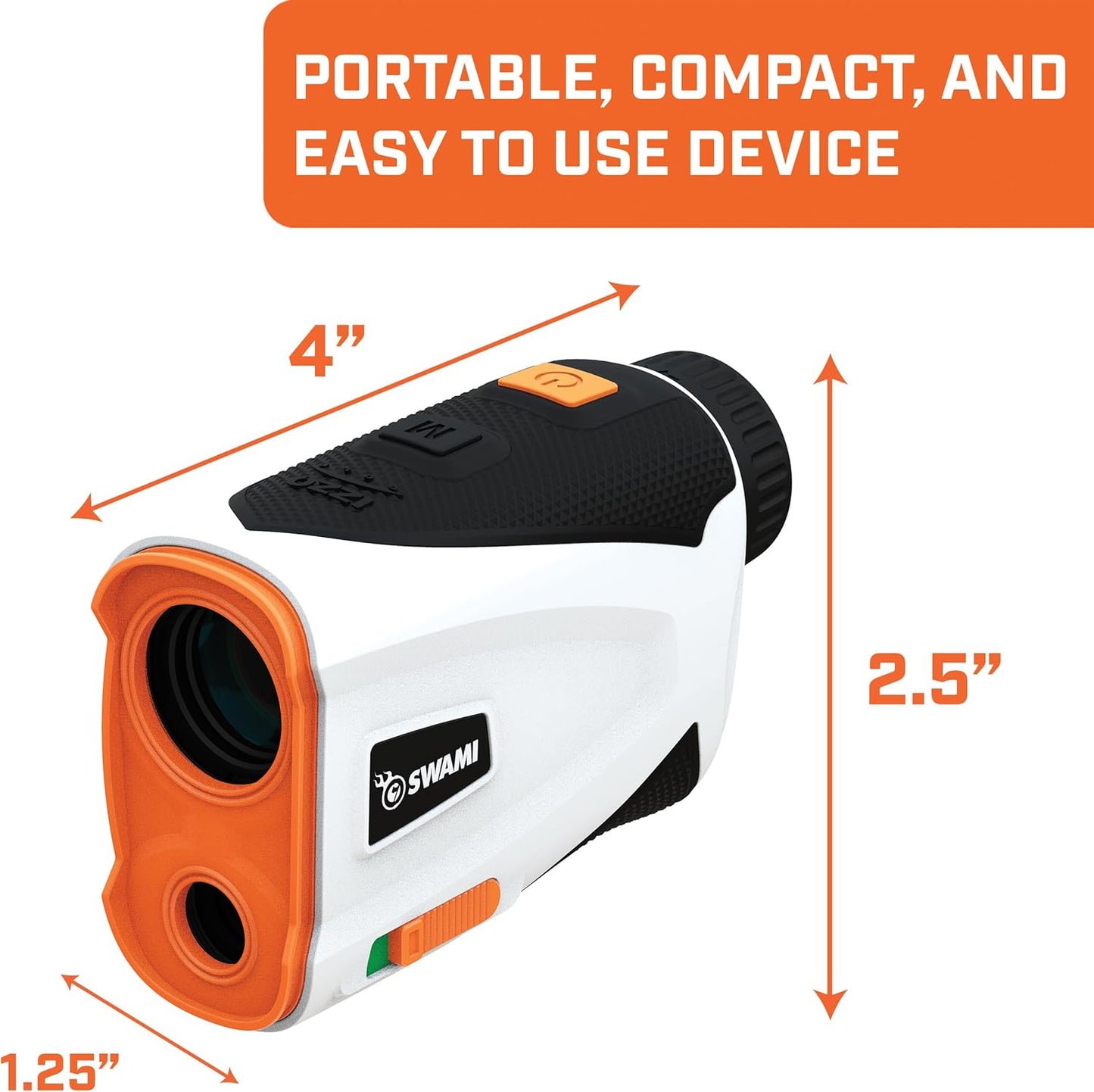 IZZO LZ-I Plus Golf Rangefinder: Slope Switch, Patented i-Caddie Club Suggestion, Built-in Magnet