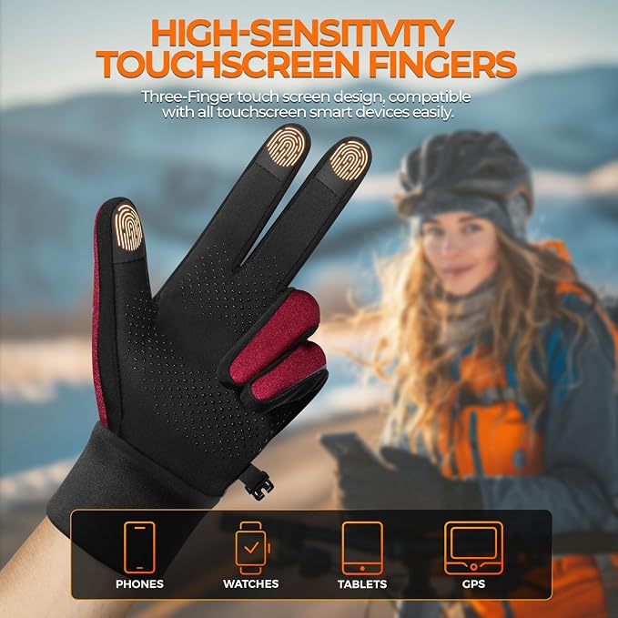 rivmount Winter Gloves Women Men - Image 2