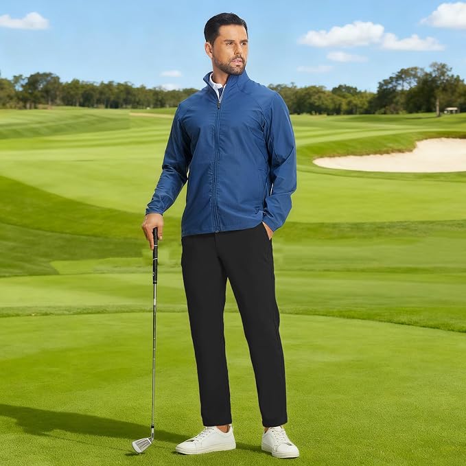 M MAELREG Golf Pants Men Fleece Lined 30"/32"/34" Heat-Tech Dress Pants - Image 5