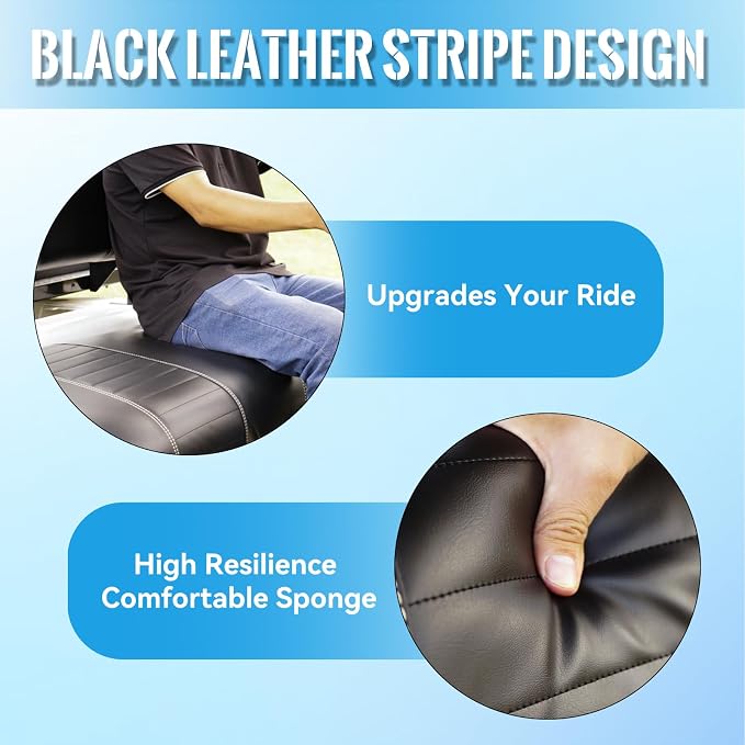 Golf Cart Seat Covers fits Club Car Precedent/DS/EZGO RXV/TXT/Yamaha Front Rear - Image 5