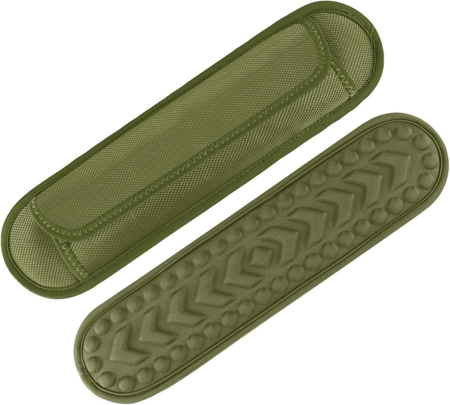 2 Pack Breathable Universal Shoulder Pad, 3D Cushion Air Backpack Strap Pads, for Shoulder Bags, Detachable Shoulder Strap Pad Pads Help Relieve Shoulder Pain(3D Air Cushion-Army Green)
