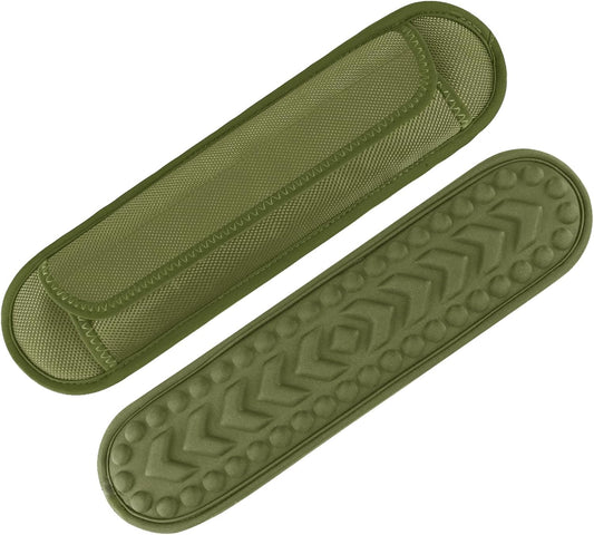 2 Pack Breathable Universal Shoulder Pad, 3D Cushion Air Backpack Strap Pads, for Shoulder Bags, Detachable Shoulder Strap Pad Pads Help Relieve Shoulder Pain(3D Air Cushion-Army Green)