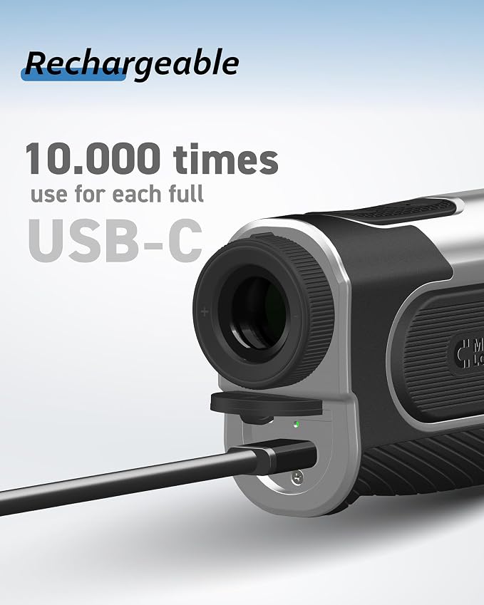 Golf Range Finder with Slope & Triangulation, 1300Yard Rangefinder, 5.3oz - Image 7