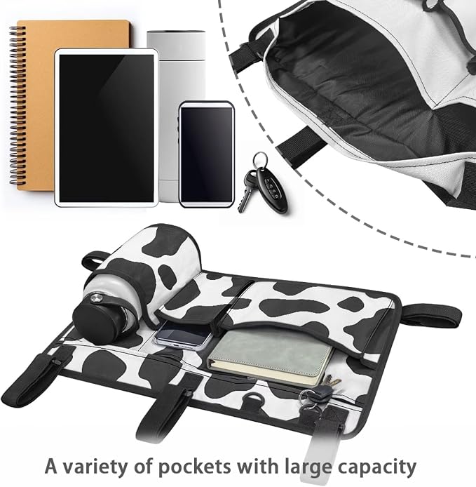 Golf Cart Rear Seat Organizer Storage Bag Large Capacity Golf Cart Accessory - Image 4