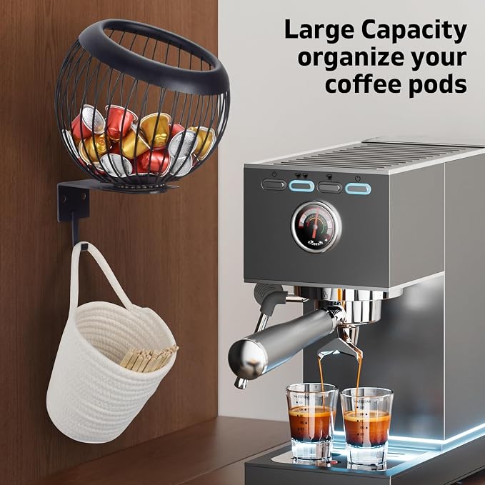 360° Swivel Wall Mount Golf Ball Storage Rack - Image 4