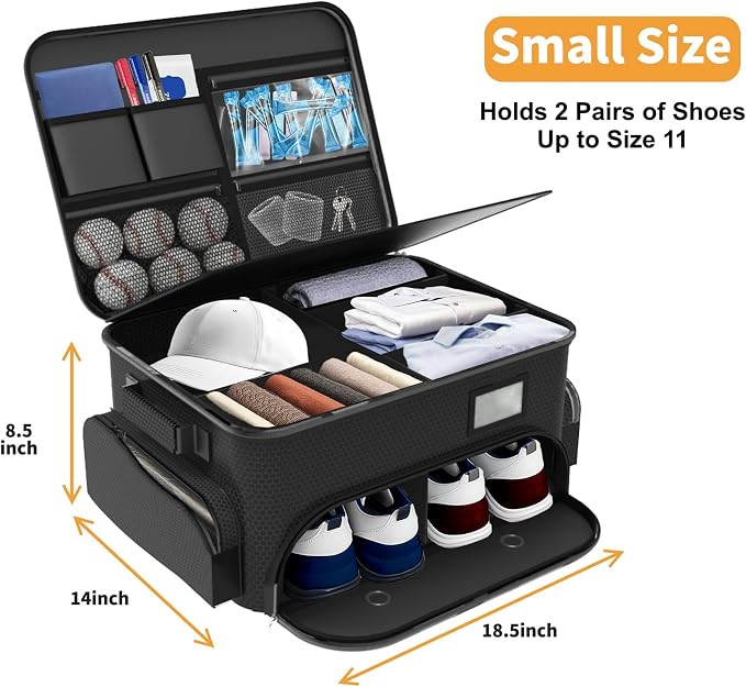 WALMANN Golf Trunk Organizer – Large 2-Layer Storage Bag - Image 2