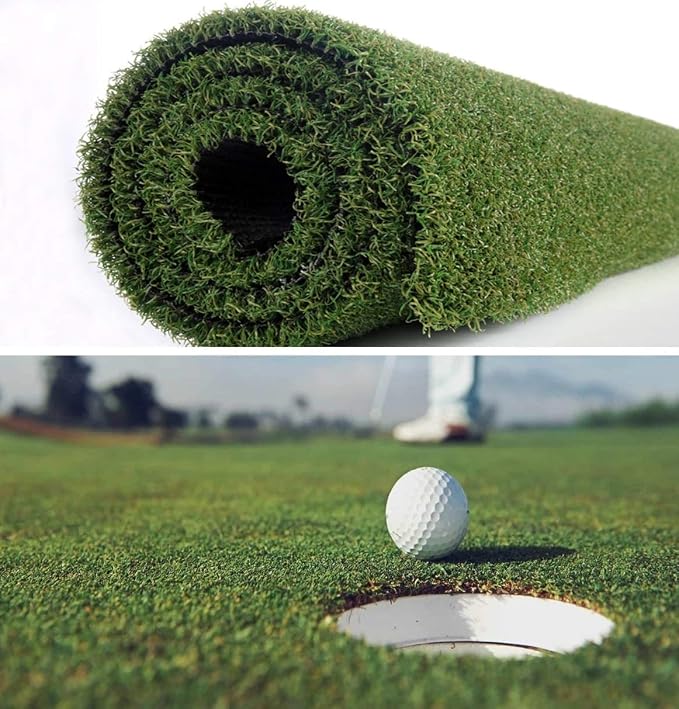 Pro Putting Green Golf Artificial Grass Turf 12FTX46FT， Indoor Outdoor Golf by %C2%B7Petgrow%C2%B7