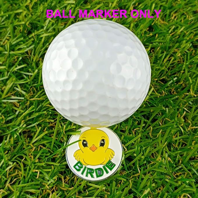 Golf Ball Markers Assorted Patterns Value Pack of 12 Golf Gifts, Golf Cap Clips - Image 3