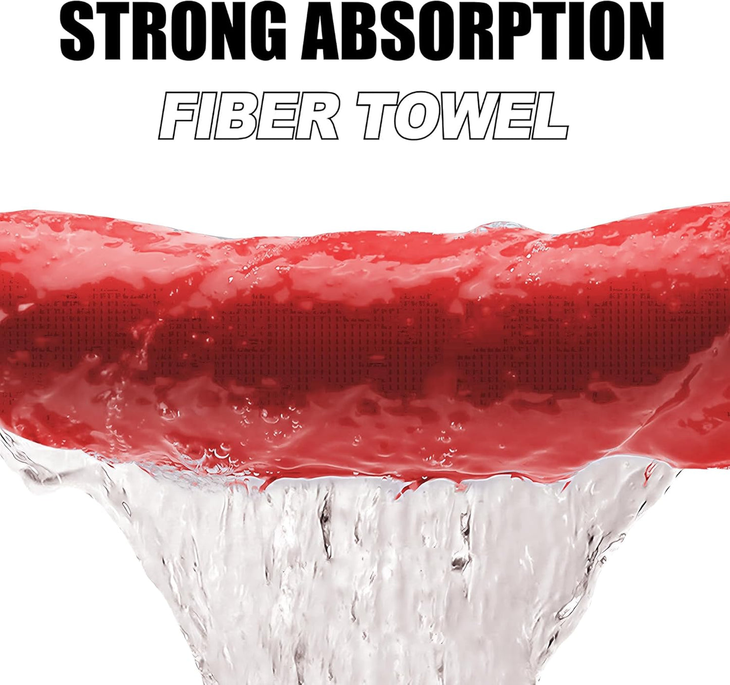 2-Pack Magnetic Golf Towel with Clip, Microfiber Waffle Design - Industrial Strength Magnet for Strong Hold to Golf Bags, Carts & Clubs - Red