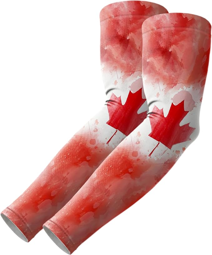 Flag Arm Sleeves, Cooling Sun Protection Compression by Cyperock