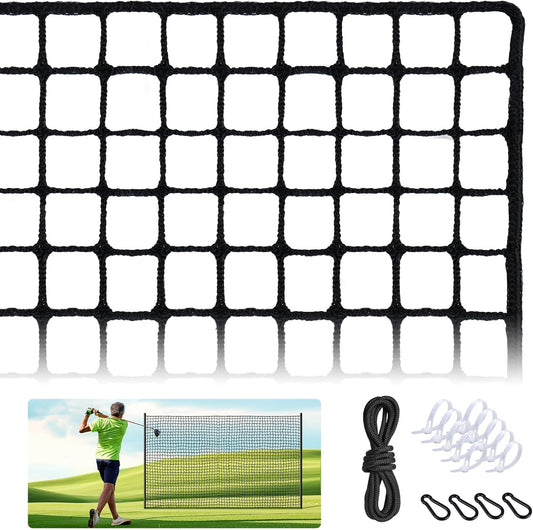 Golf Nets Practice，Sports Nets for Backyard Driving Real Golf Balls10ft to 60ft, Ball Stop Netting for Garage Swing Training, Indoor Outdoor Nylon Heavy Duty Soccer, Basketball, Pickleball Accessories