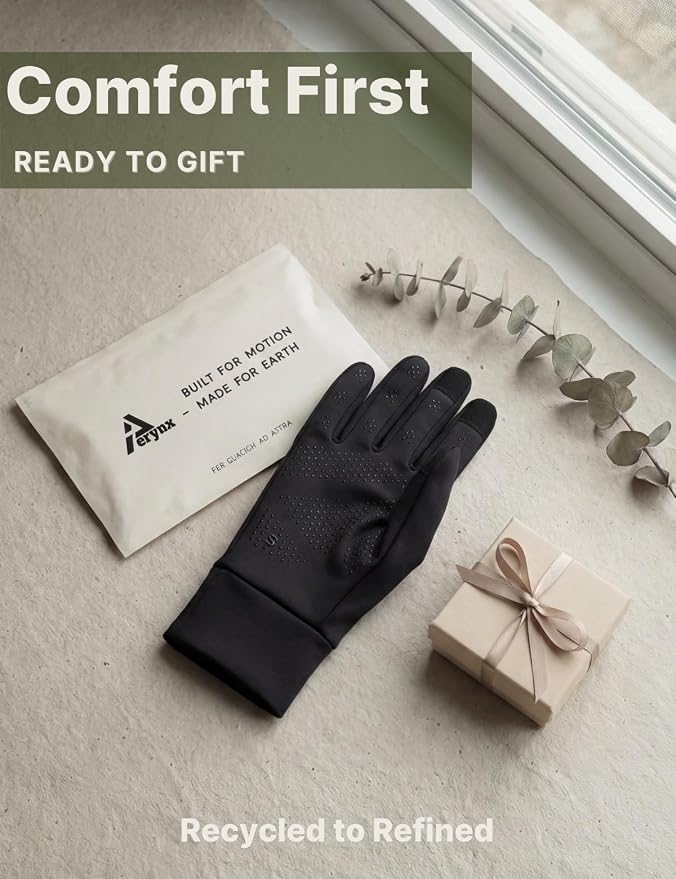 Lightweight Running Winter Gloves Touch Screen Gloves Liners - Image 7