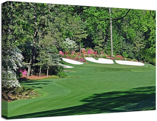 Augusta Golf Course Wall Art for Living Room Bedroom Bathroom Home Decorations by chenchenArt