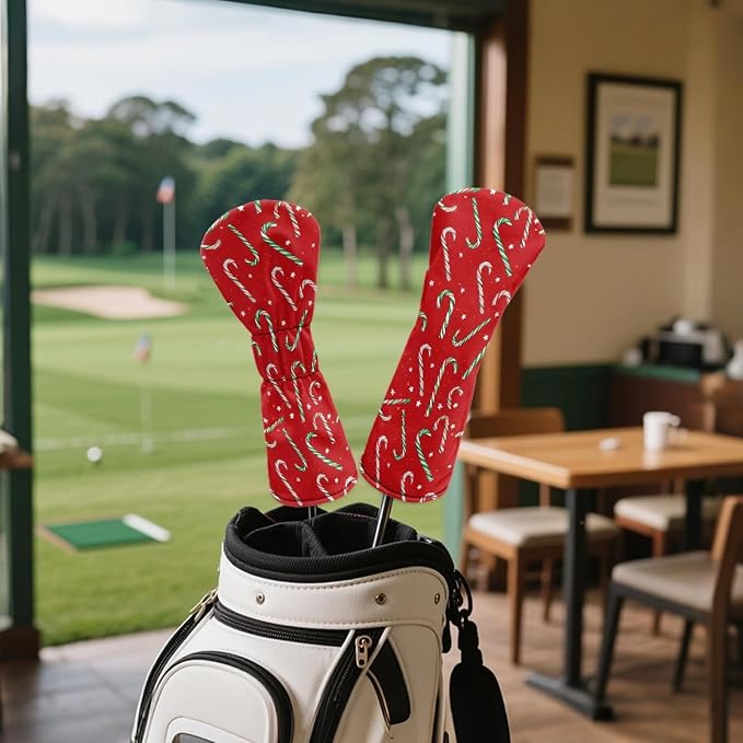 Golf Club Head Covers for Club Protective, Waterproof PU Leather Driver Fairway - Image 4