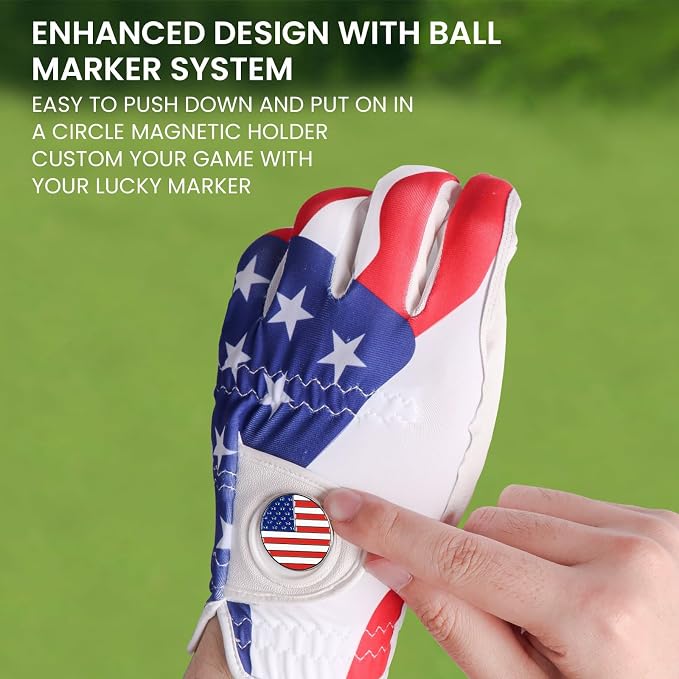 FINGER TEN Golf Gloves Men Right Handed Golfer Left Hand - Image 4