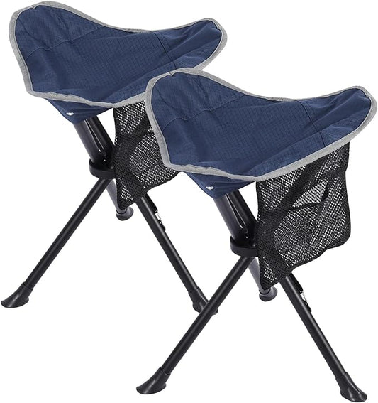 REDCAMP 2 Pack Folding Camping Stools by REDCAMP