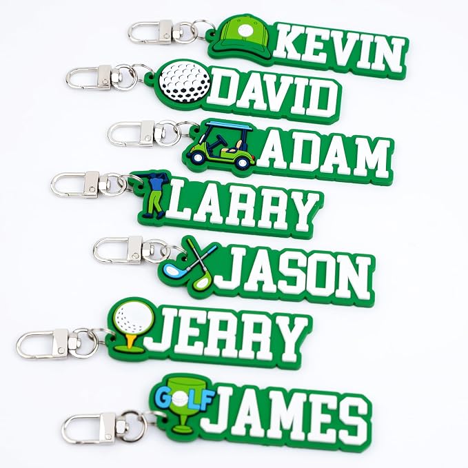 Personalized Sports Golf Keychain – Custom Name Tag, Bag Tag, Luggage Tag – Gift - Image 8