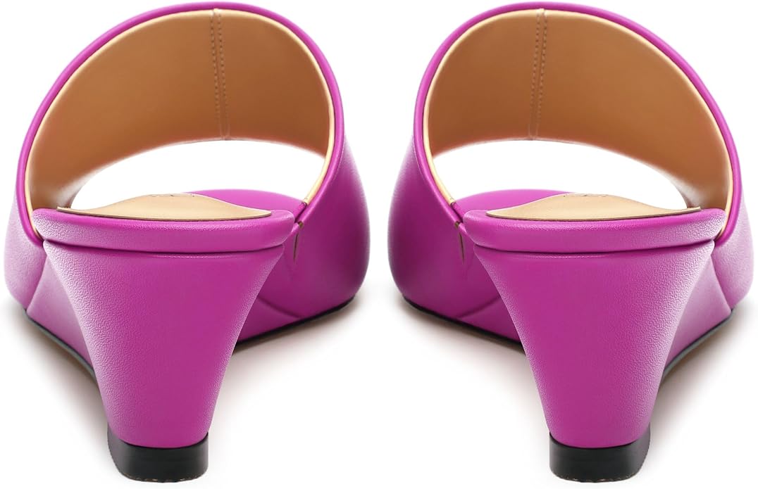 Wedge Sandals for Women Open Toe Wedge Heels Womens Matte High Heel Sandal - Image 4