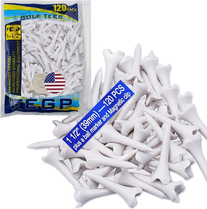 1 1/2'' Plastic Golf Tees – Short Tees by FEGP+GOLF