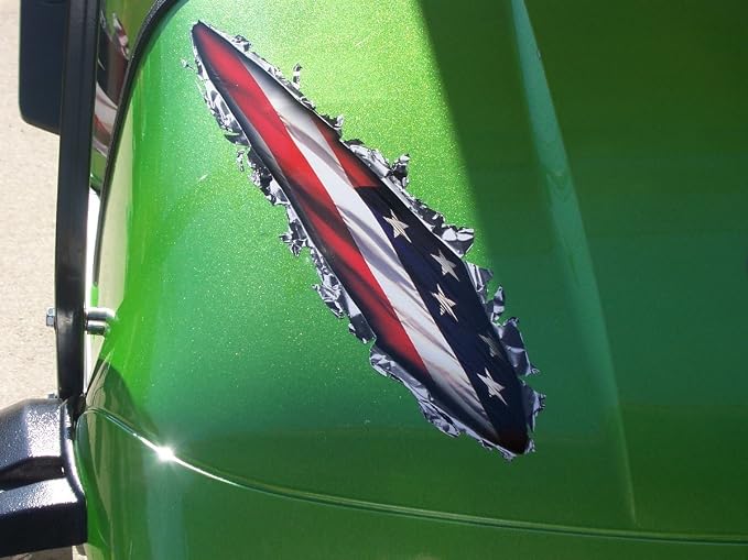 Generic Ripped Metal Graphics Decal Set - Image 3
